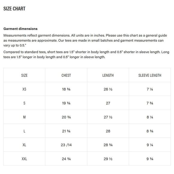 Buck Mason Men's Pima Cotton Straight Hem Crewneck Made in USA Tee T-Shirt - Picture 5 of 5